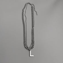 将图片加载到图库查看器，European And American Style W Letter Cuban Clavicle Chain Necklace
