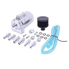 将图片加载到图库查看器，Round Oil Catch Tank Double hole Oil Catch Tank with Air Filter Sliver
