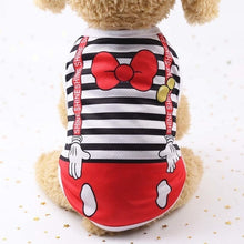 将图片加载到图库查看器，Cartoon Dog Shirt Summer Small Dog Clothes Chihuahua Tshirt Puppy Vest Yorkshire Terrier Pet Clothes Ropa Perro Pets Clothing
