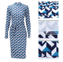 将图片加载到图库查看器，test European Tight sexy digital printing Dress
