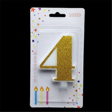 将图片加载到图库查看器，1 Pcs Extra Large Pink Glitter Digital Candle Happy Birthday Cake Decoration Princess Confession 520 Boy Girl Number 0-9
