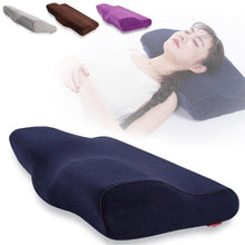 将图片加载到图库查看器，Butterfly Shaped Bedding Pillows Memory Foam Pillow Cervical Orthopedic Neck Pillow Health Care Slow Rebound Sleeping Pillows
