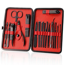 将图片加载到图库查看器，Professional Nail Clipper Kit Manicure Set Nail Care Set Nail Cutter Pedicure Blackhead Blemish Eyelash Makeup Facial Care Tool
