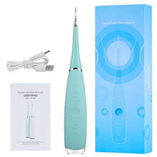 将图片加载到图库查看器，Portable Electric Sonic Dental Scaler Tooth Calculus Remover Tooth Stains Tartar Tool Dentist Teeth Whitening Oral Hygiene
