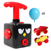 将图片加载到图库查看器，NEW Air Inertial Power Balloon Cars Toy For Children Balloon car Toys Puzzle Fun Education Kids Christmas Party Birthday Gift
