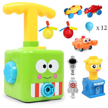 将图片加载到图库查看器，NEW Air Inertial Power Balloon Cars Toy For Children Balloon car Toys Puzzle Fun Education Kids Christmas Party Birthday Gift
